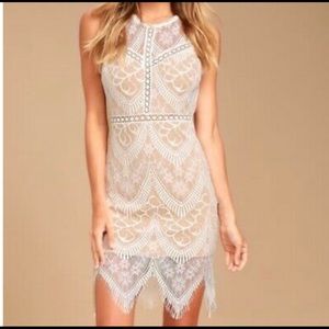Serious Love White Lace Bodycon Dress